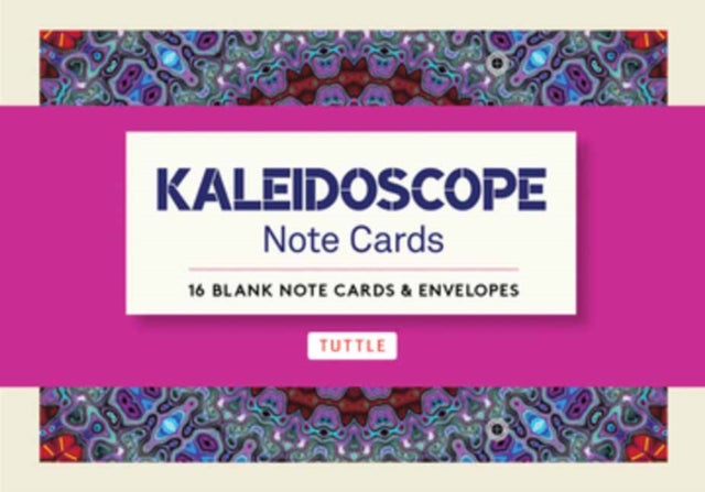 Kaleidoscope, 16 Note Cards: 16 Different Blank Cards with 17 Patterned Envelopes in a Keepsake Box!