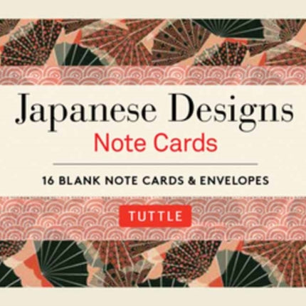 Japanese Washi, 16 Note Cards: 16 Different Blank Cards with 17 Patterned Envelopes in a Keepsake Box!