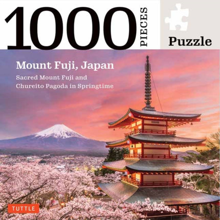 Japans Mount Fuji in Springtime 1000 Piece Jigsaw