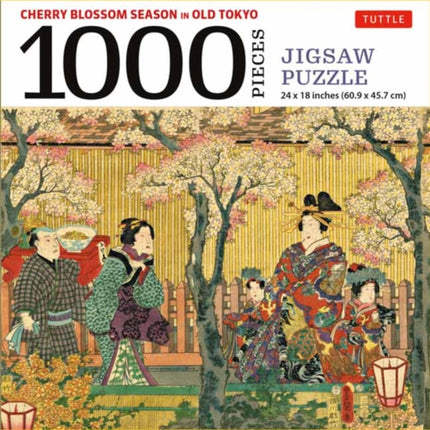 Cherry Blossom Season in Old Tokyo 1000 Piece