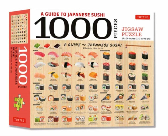 A Guide to Japanese Sushi  1000 Piece Jigsaw Puzzle