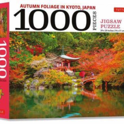 Autumn Foliage in Kyoto Japan  1000 Piece Jigsaw