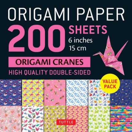 Origami Paper 200 sheets Origami Cranes 6 15 cm
