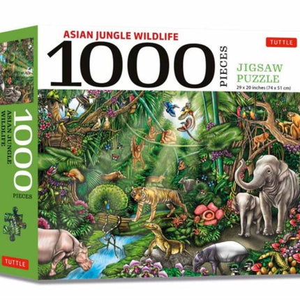 Asian Rainforest Wildlife  1000 Piece Jigsaw