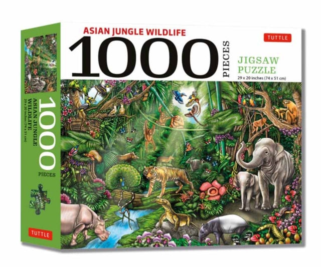 Asian Rainforest Wildlife  1000 Piece Jigsaw