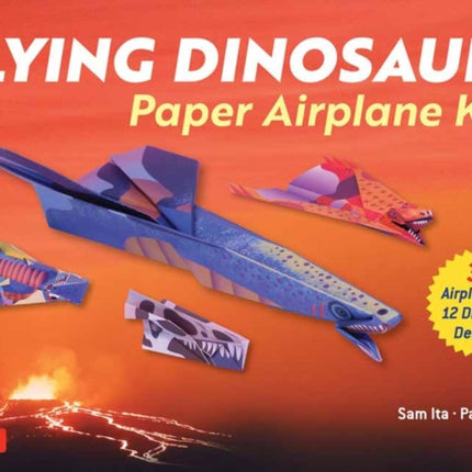 Flying Dinosaurs Paper Airplane Kit