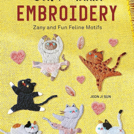 Cat Mania Embroidery: Zany and Fun Feline Motifs