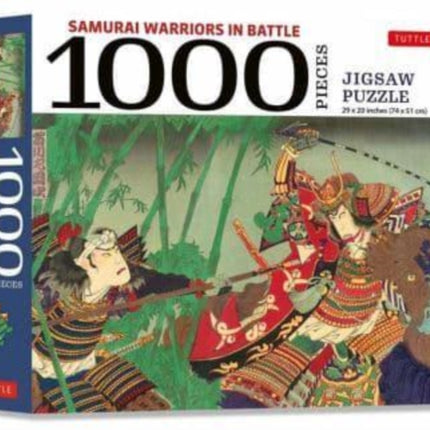 Samurai Warriors in Battle 1000 Piece Jigsaw