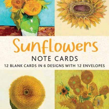 Sunflowers  12 Blank Note Cards