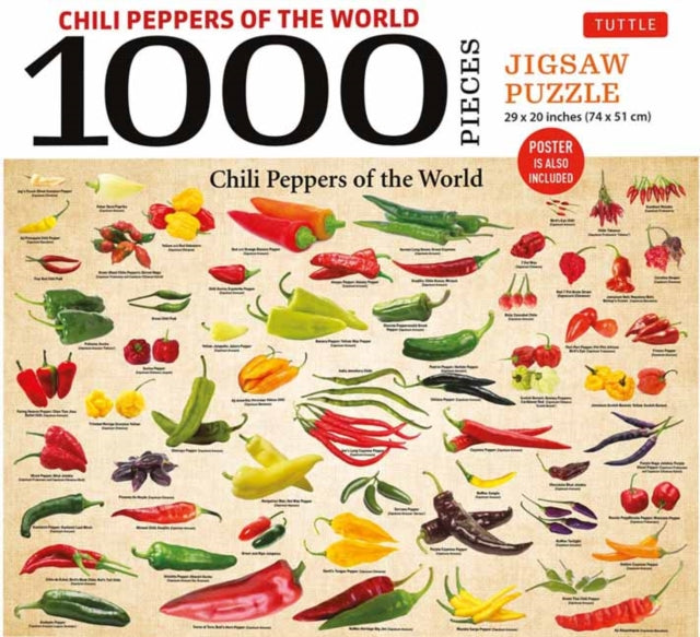 Chili Peppers of the World  1000 Piece Jigsaw