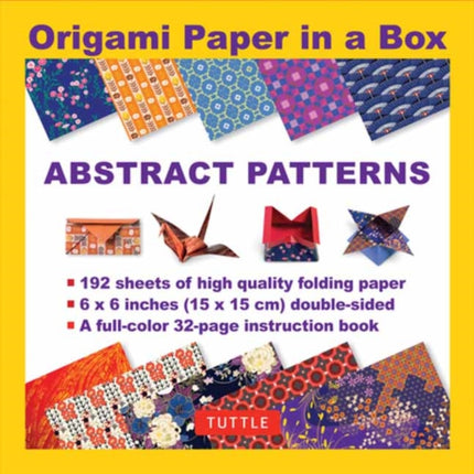 Origami Paper in a Box  Abstract Patterns