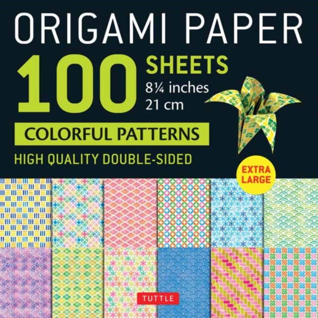 Origami Paper 100 sheets Colorful Patterns 8 14