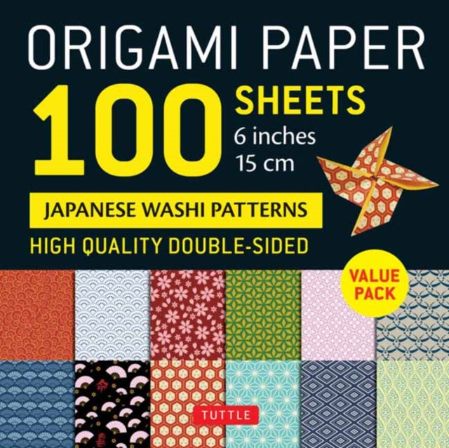 Origami Paper 100 sheets Washi Patterns 6 15 cm