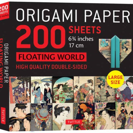 Origami Paper 200 sheets Floating World 6 34 17