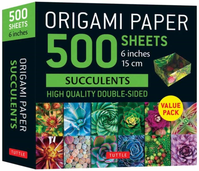Origami Paper 500 sheets Succulents 6 15 cm