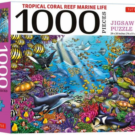 Tropical Coral Reef Marine Life  1000 Piece