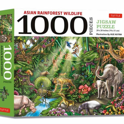 Asian Rainforest Wildlife  1000 Piece Jigsaw