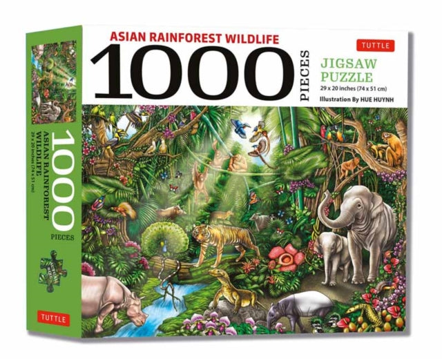 Asian Rainforest Wildlife  1000 Piece Jigsaw