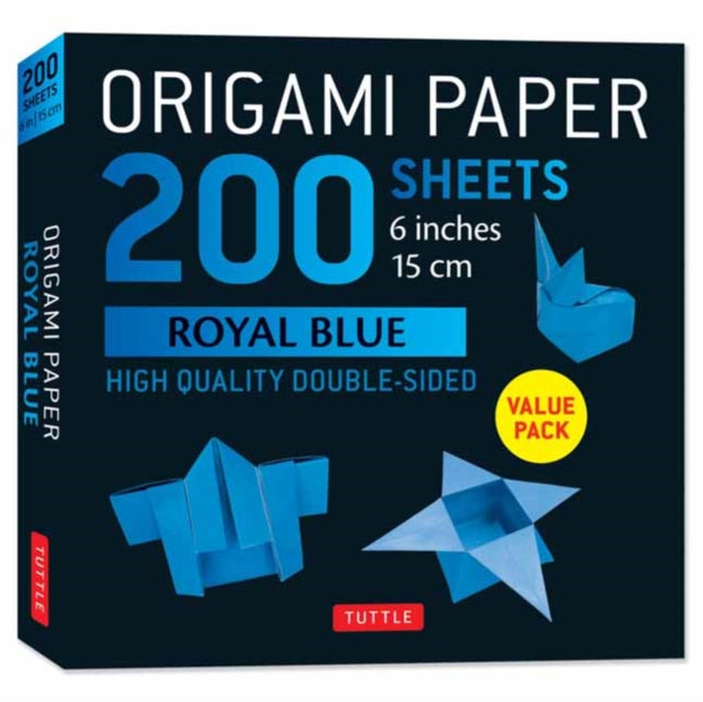 Origami Paper 200 Sheets Royal Blue 6 15 CM