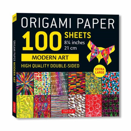 Origami Paper 100 Sheets Modern Art 8 14 21 CM
