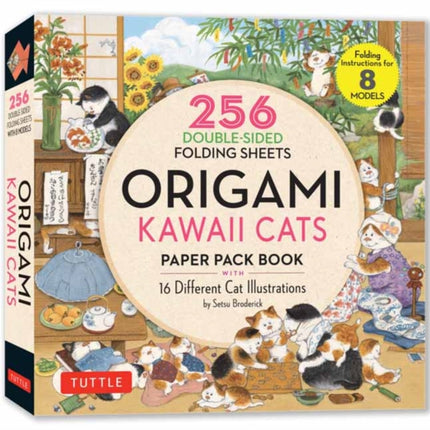 Origami Kawaii Cats Paper Pack Book