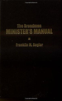 Broadman Ministers Manual