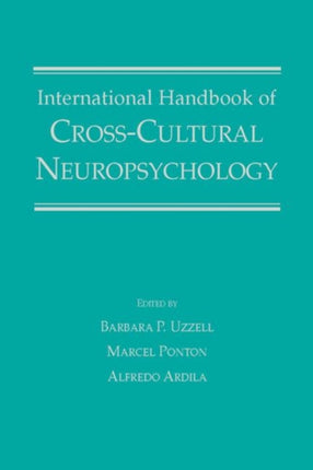 International Handbook of CrossCultural Neuropsychology