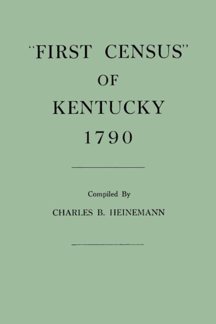 First Census of Kentucky 1790