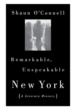 Remarkable Unspeakable New York A Literary History