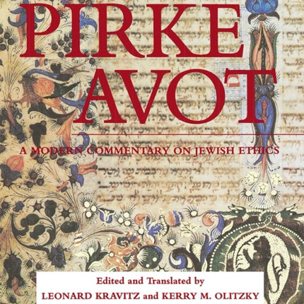 Pirke Avot: A Modern Commentary on Jewish Ethics