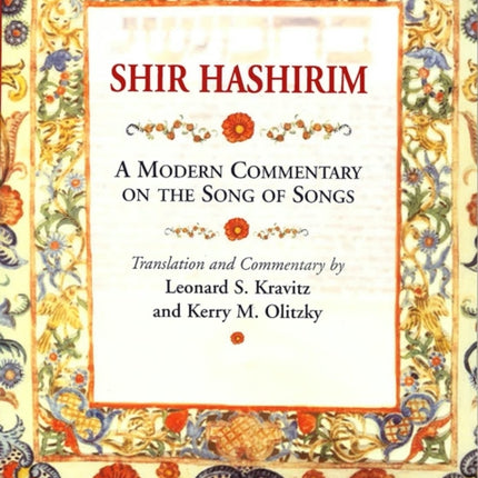 Shir HaShirim: A Modern Commentary on Song of Songs