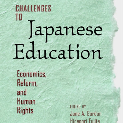 Challenges to Japanese Education  Economics