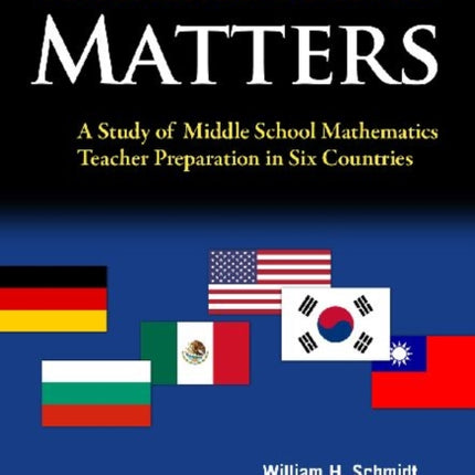 Teacher Education Matters  A Study of Middle