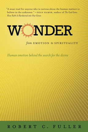 Wonder  From Emotion to Spirituality