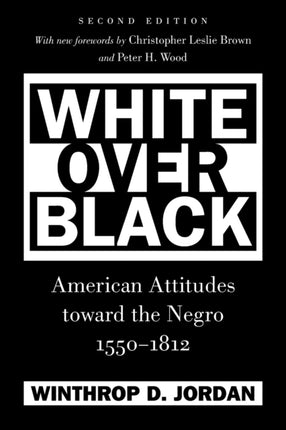 White Over Black  American Attitudes toward the