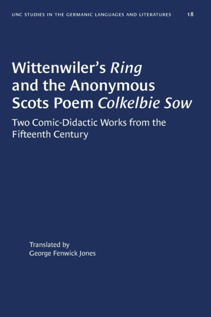 Wittenwilers Ring and the Anonymous Scots Poem Colkelbie Sow