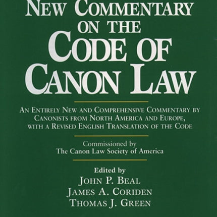 New Commentary on the Code of Canon Law