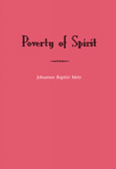 Poverty of Spirit (Revised Edition)