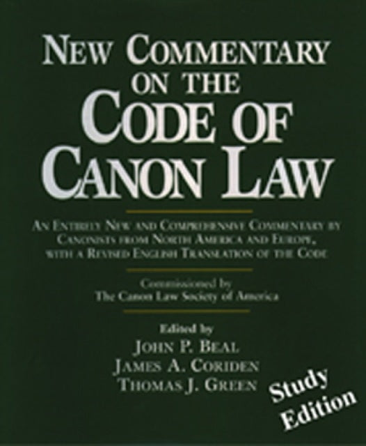 New Commentary on the Code of Canon Law (Study Edition)