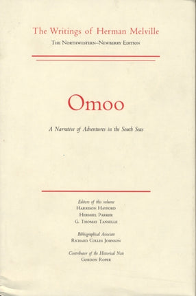 Omoo a Narrative of Adventures in the South Seas