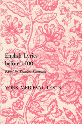 English Lyrics before 1500