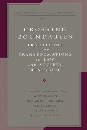 Fundamental Issues in Law and Society Traditions