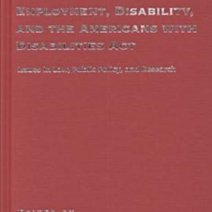 Employment Disability and the Americans with