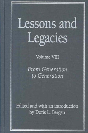 Lessons and Legacies From Generation to