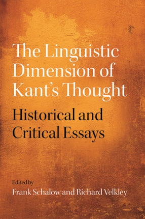 The Linguistic Dimension of Kants Thought