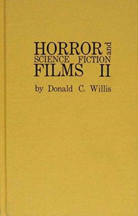 Horror and Science Fiction Films II (1972-1981)