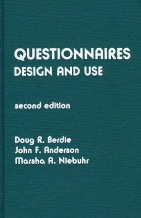 Questionnaires Design and Use Design and Use