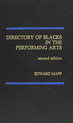 Directory of Blacks in the Performing Arts