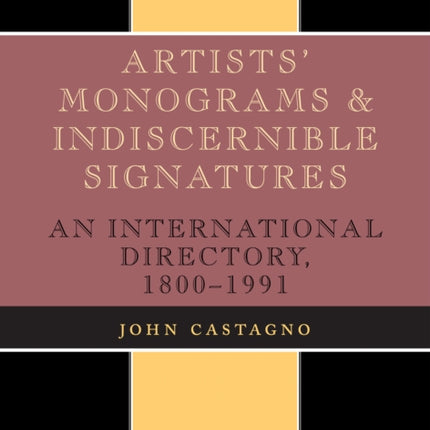 Artists Monograms and Indiscernible Signatures