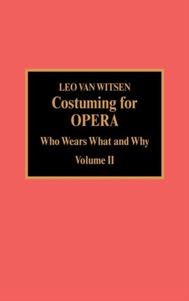 Costuming for Opera